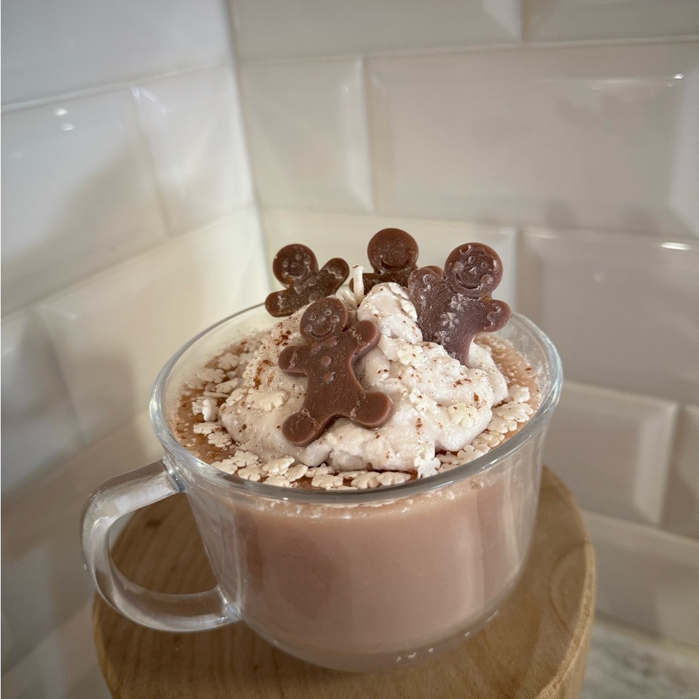 Gingerbread Hot Cocoa Candle